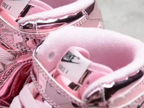 1 Force Rose Air Mid Kids Pink 314197-8300 Nike WB 0604